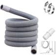 3m oppvaskmaskinslangeforlenger - Universal - 2,3 cm indre diameter - Hvit adapter inkludert