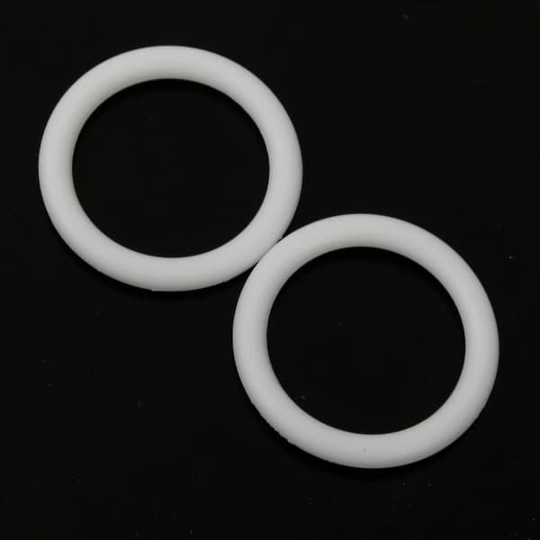 20 stycken Silikon Napphållare Adapter O-ring Dummy Ring Vit