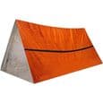 Nødtelt, termisk tæppe, foldbart overlevelsesly til udendørs camping, vandreture, eventyr (orange)