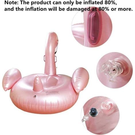 Flamingo Float. Kæmpe oppustelig flamingo float til børn i poolen til poolfester