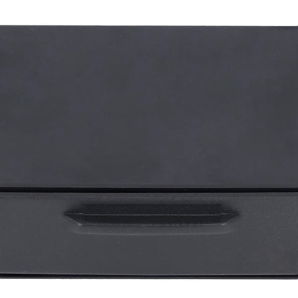 1DIN Bilradio Opbevaringsboks Multi Anvendelse ABS Sort Indvendig Organizer Erstatning for Mitsubishi