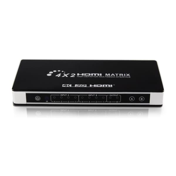 HDMI Matrix 4x2 Switch/Splitter UHD 4K2K 3D with EDID function