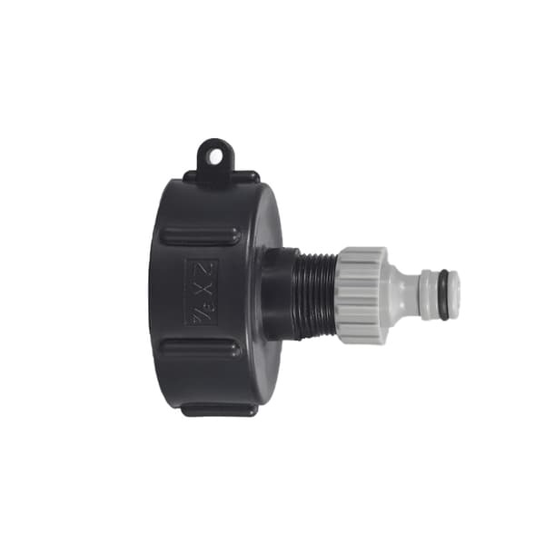 IBC-adapter i plast - Tilslutning til slanger 3/4 tomme 3/4 inch