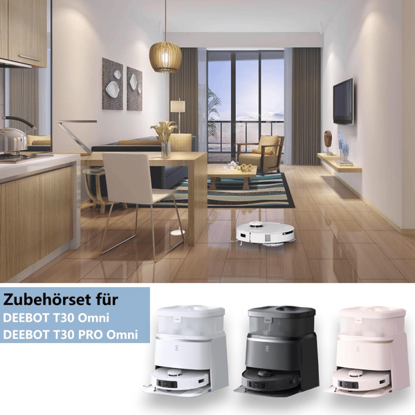 Reservedele til Ecovacs Deebot T30 Omni, T30 Pro Omni, T30 Max