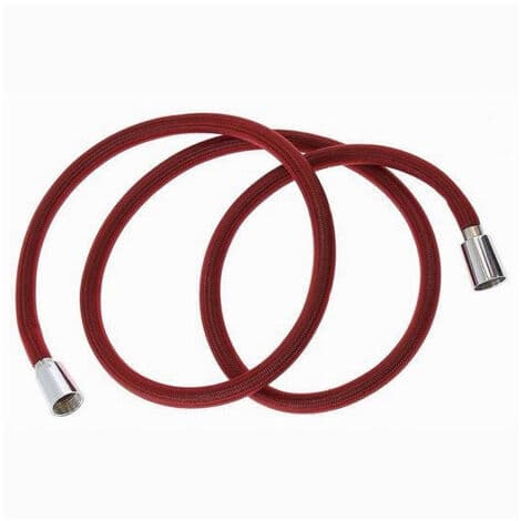 Duschslang Flexibel 1.8 Meter Röd 180cm Badrumsslang För Duschbox 87282