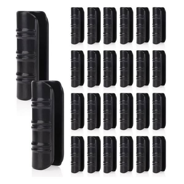 24 STK Plastklips for drivhus, klemklips for 25 mm rør, koblingssett for hageskur