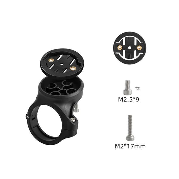 Seatpost Mount with 2 Mounting Shims Black Garmin Varia Radar