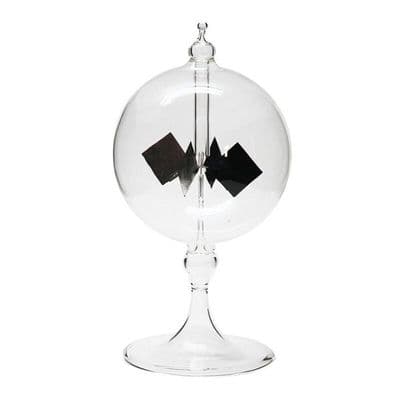 Solradiometer - Glasradiometer - Vindmølle - Dekorativt legetøj - Gennemsigtig