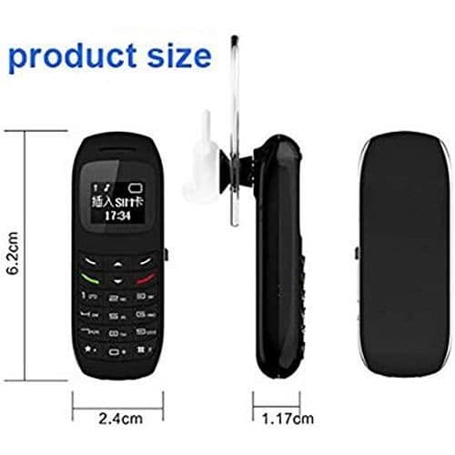 L8Star BM70 Minitelefon - Svart - Olåst - Kompakt