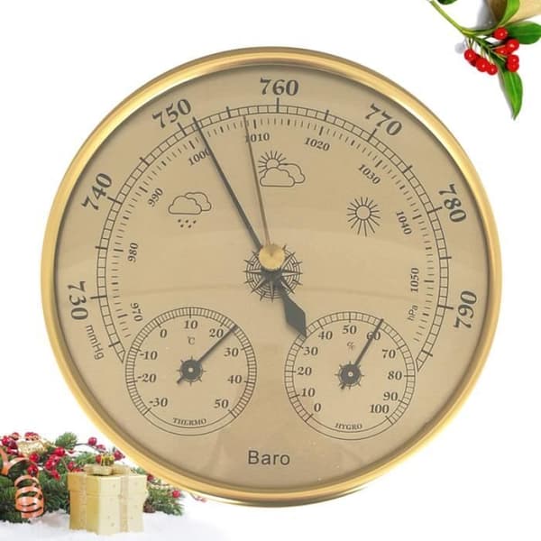 Værstasjon - 3 i 1 - Barometer - Termometer - Hygrometer