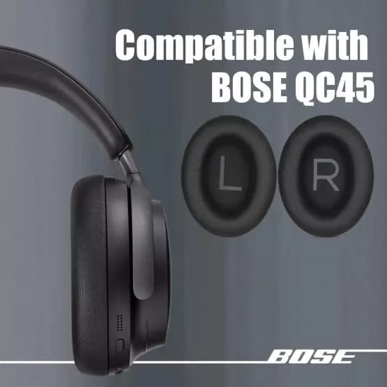 Øreputer til Bose QuietComfort - QC45 Hodetelefoner 2-Pack