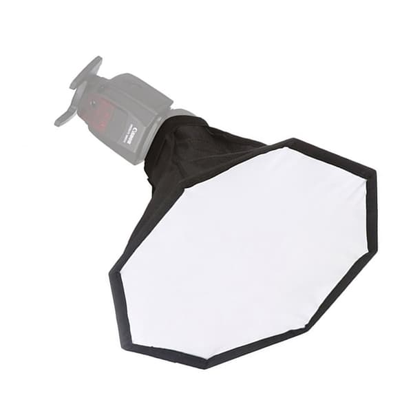 Kamera Blitz Softbox Diffuser Ottekantet Form S M