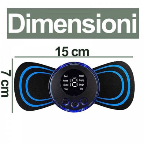 Mini bærbar elektro-stimulator for nakken