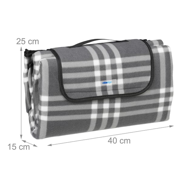 Picnicteppe 200 x 200 cm rutete