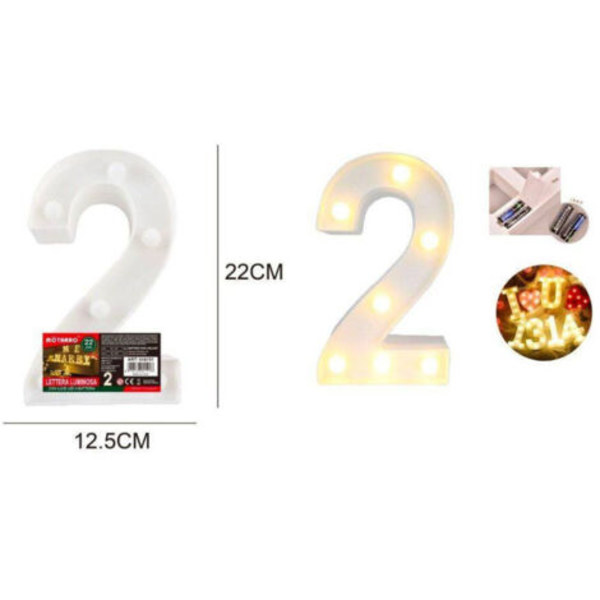 2 Luminoso LED-lamper til huset, 22 cm diameter