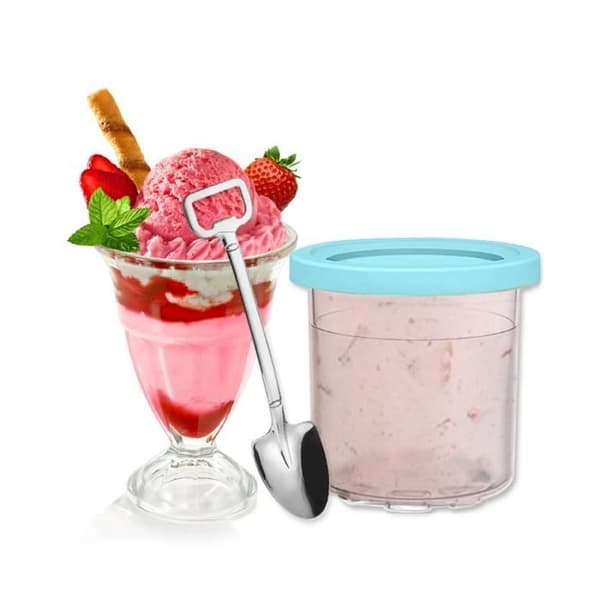 Ismaskine Pintkopper - 1 Liter - Kompatibel med Ninja - Blå