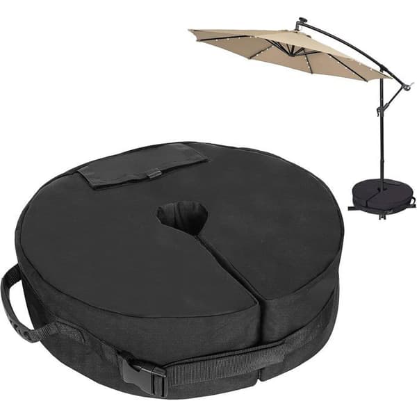 Parasolfod vægtpose - Op til 40 kg, vægt til robuste parasolfødder, ideel til terrasse og have.