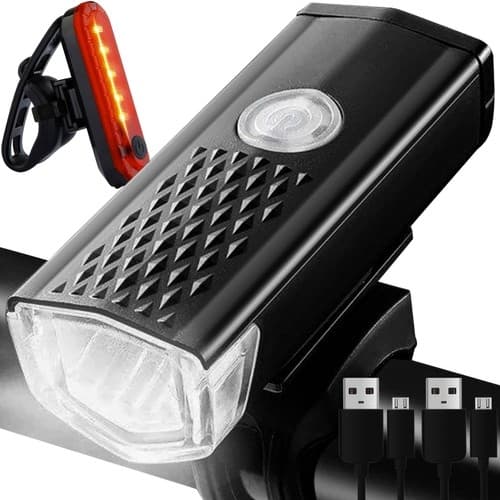 Front- & Rear Light for Bicycle / Bicycle Lighting - Bicycle Lamp