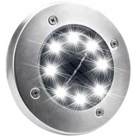 4-LED Solar Hagelys for Utendørs Bruk, 8-LED Markørlys med Spyd