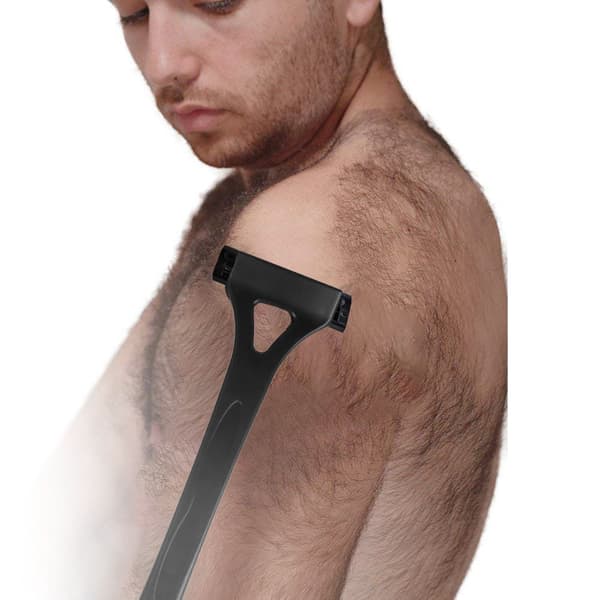 Sammenklappelig barbermaskine med udskiftelige blade sort Black