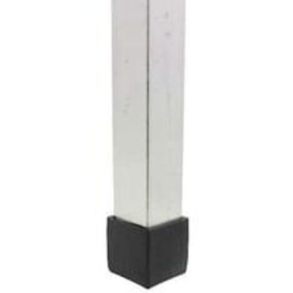 Firkantede gummihætter - 30 mm - Til stole, borde, møbelben