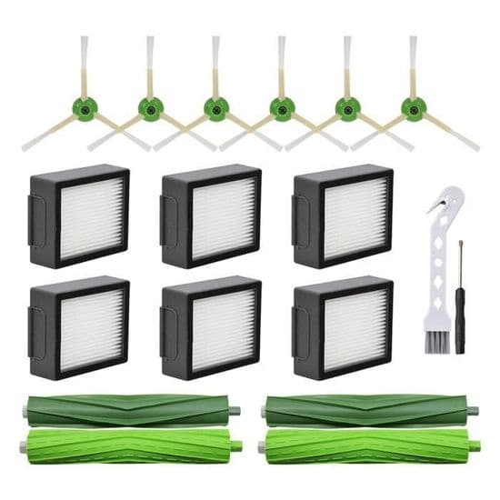 Sidebørster og HEPA-filtre for iRobot Roomba i3 i4 i6 i7 i8 j7 E5 E6 E7 - Tilbehør til støvsuger