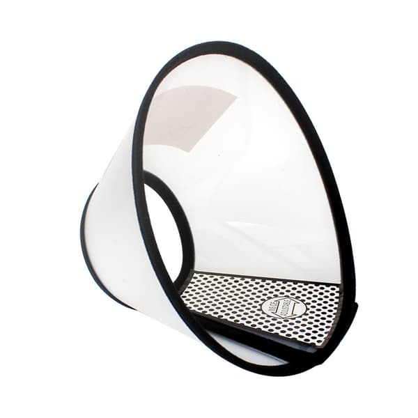 Protective collar, cone collar for pets, dog, cat - anti-Bite lick wound healing Transparent S