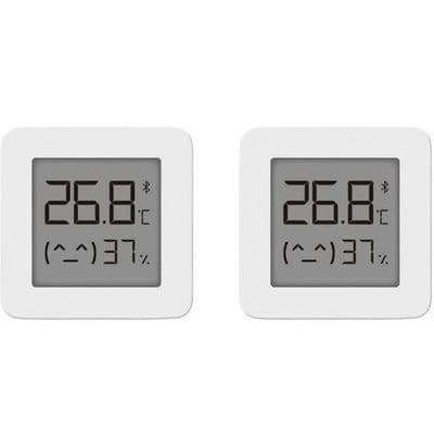 Professionelt Bluetooth Termometer og Hygrometer, Måler Temperatur og Luftfugtighed, Indendørs Brug, 2 Styk