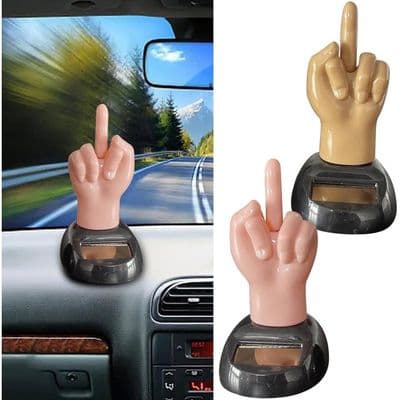 Solcellebilmodel, fingerinstrumentbrætdekoration, solcelledansende legetøj