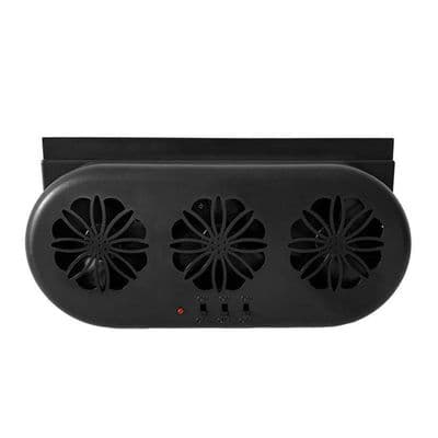 Biludstødningsventilator med 3 USB-ventilatorer, støjsvag luftcirkulationsventilator, radiatorventilator
