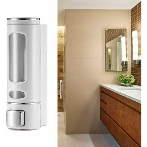 Manuell såpedispenser, profesjonell veggmontert dispenser, 400 ml