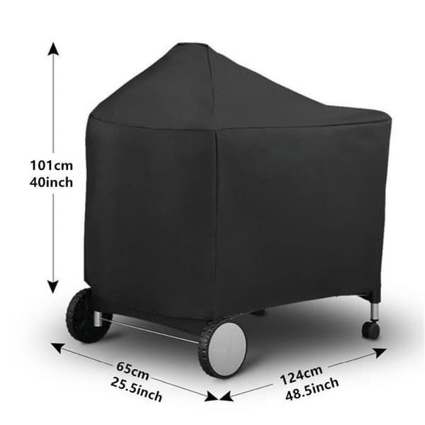 Utomhusgrillöverdrag, Vattentätt Grillöverdrag, 124 x 65 x 101 cm