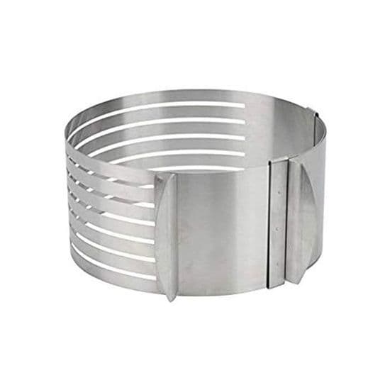 Justerbart tårtskärare-kit - Rostfritt stål - Silver - Tål maskindisk