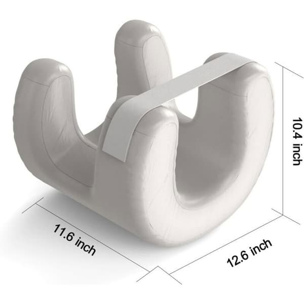 Ergonomisk anti-rynke minneskumpute - Hvit - Rynkereduserende - Hygienisk design