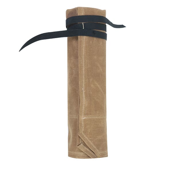Canvas Knife Roll Bag - Knife Storage Khaki Green