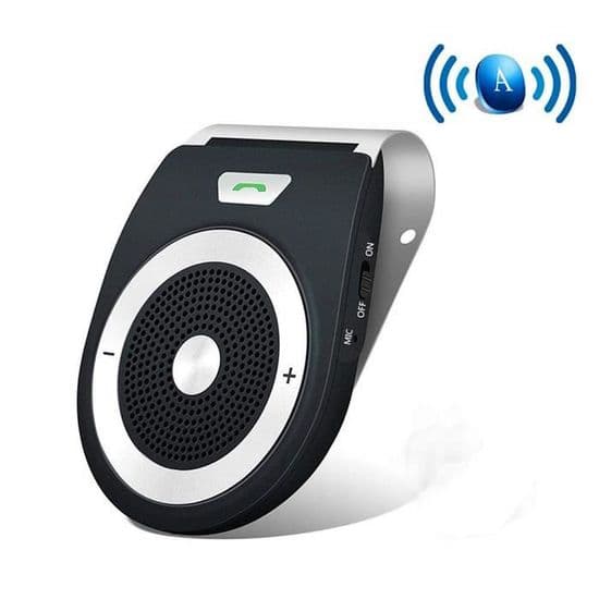 Bluetooth 4.1 Håndfrit Sæt - Automatisk Tænding - Dobbelt Tilslutning - USB Oplader Inkluderet