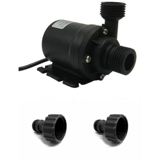 800LH 5M DC 12V Dränkbar Vattenpump Amfibisk Pump för Tang Tang Akvarium Solfontän Poolcirkulation