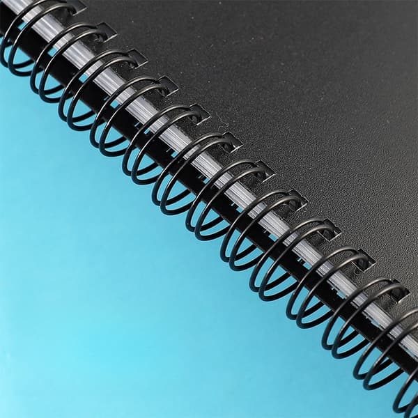 A4-nodebogmappe Sort 40-pak Black
