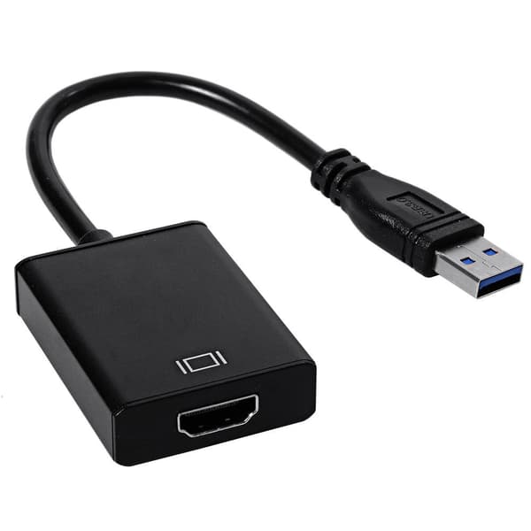 USB 3.0 til HDMI-adapter - Sort