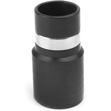 Svart dammsugarslangadapter i konstläder, 32 mm inv., 37 mm utv., 1 st