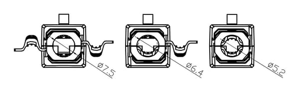 Työkaluton RJ45-liitin CAT 5e UTP suojaamaton