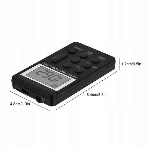 Mini Radio digitaalisella näytöllä