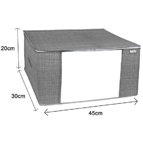 Utrymmesbesparande förvaringslåda 45 x 30 x 20 cm 69709