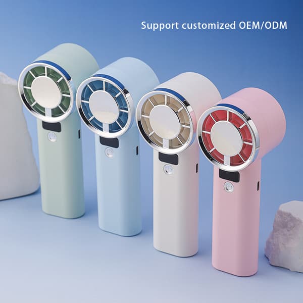 Handheld Fan: Portable Cooling with Long Battery Life White White