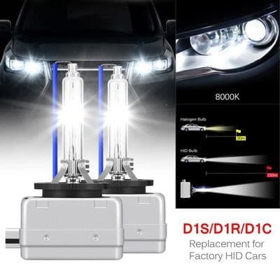 2 kpl D1S HID Xenon -ajovalopolttimo 35W 8000K DC 12V autoon