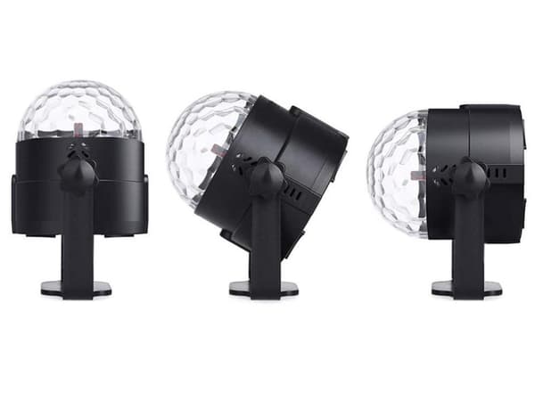 Diskokugleprojektor – LED RGB Spotlight
