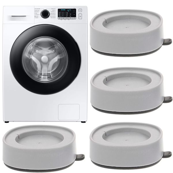 Vaskemaskinefødder – Vibrationsdæmpende fødder – 4-pak