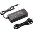42V 2A Elscooterladdare, 36V Litium Elcykel Batteriladdare, Universaladapter DC5.5 * 2.1MM