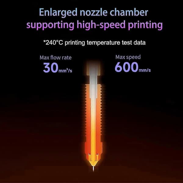 Ender 3 V3 QuickSwap dyse 0,2 mm K1C titaniumlegering