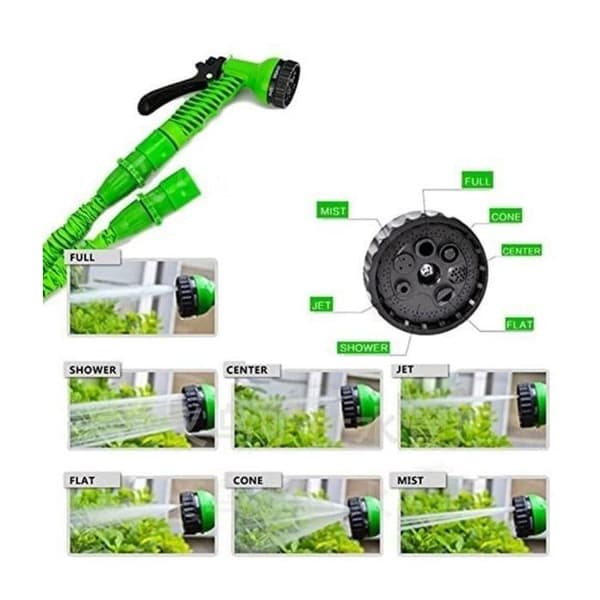 ®RisingFF 22.5m Magic Hose Expanderbar Trädgårdsslang, Grön, Grön, 22.5m
